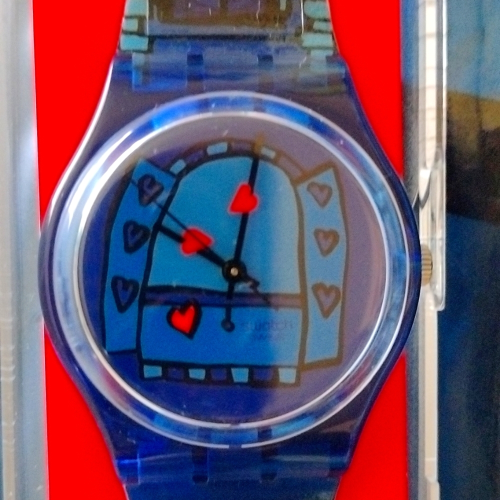 Swatch watch from Valentine's Day 2001 - "House of Love". Like New!